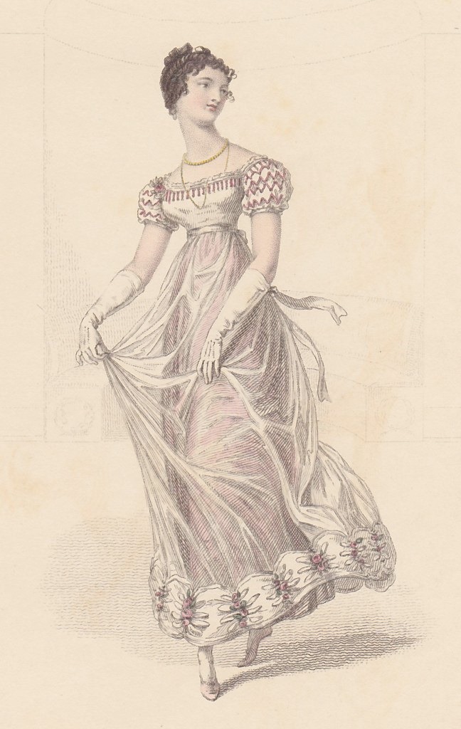 1823 Ball Gown, Ackermann's Repository